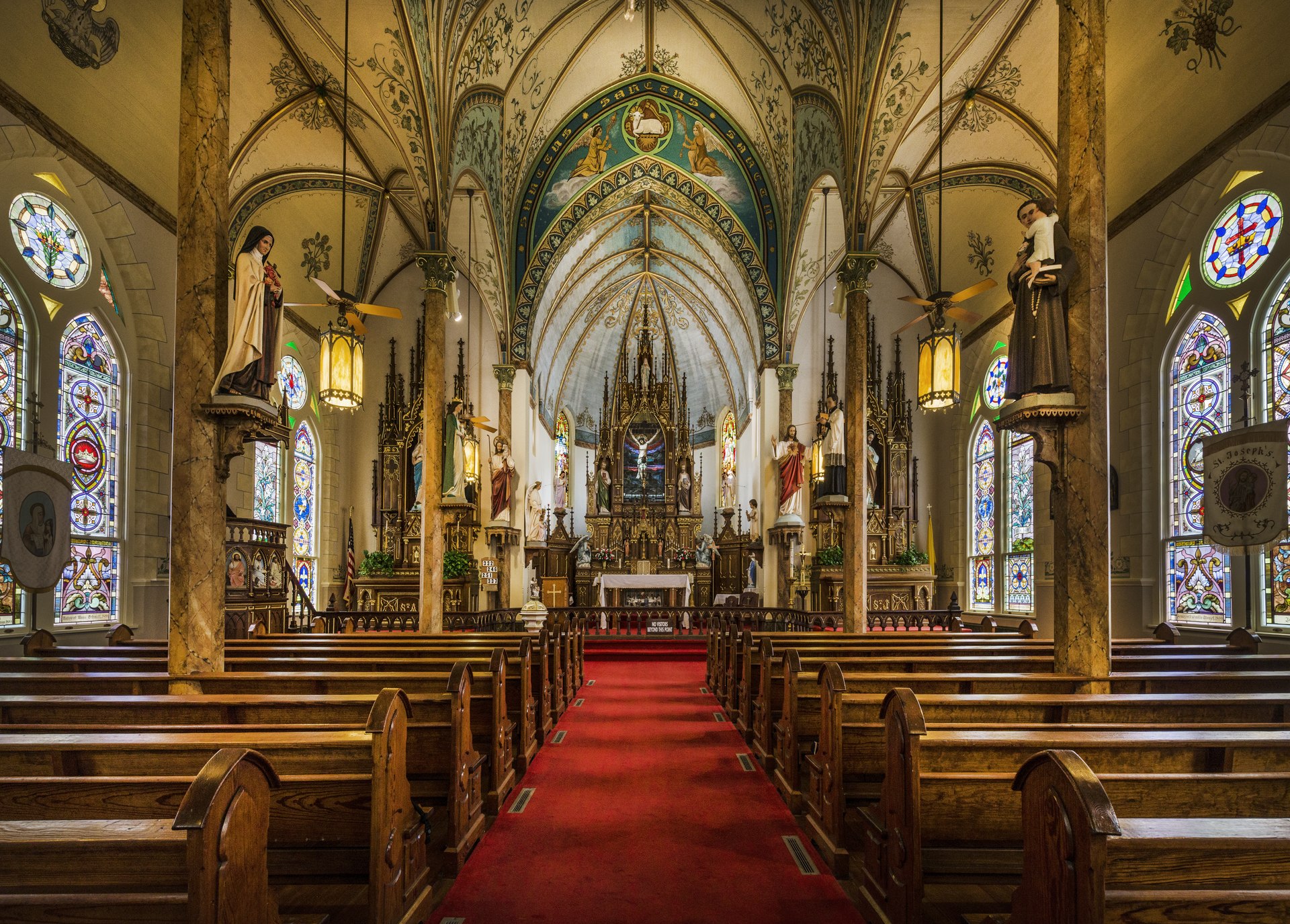 Sanctuary of Nativity of Mary, Blessed Virgin Catholic Church in High Hill, Texas
