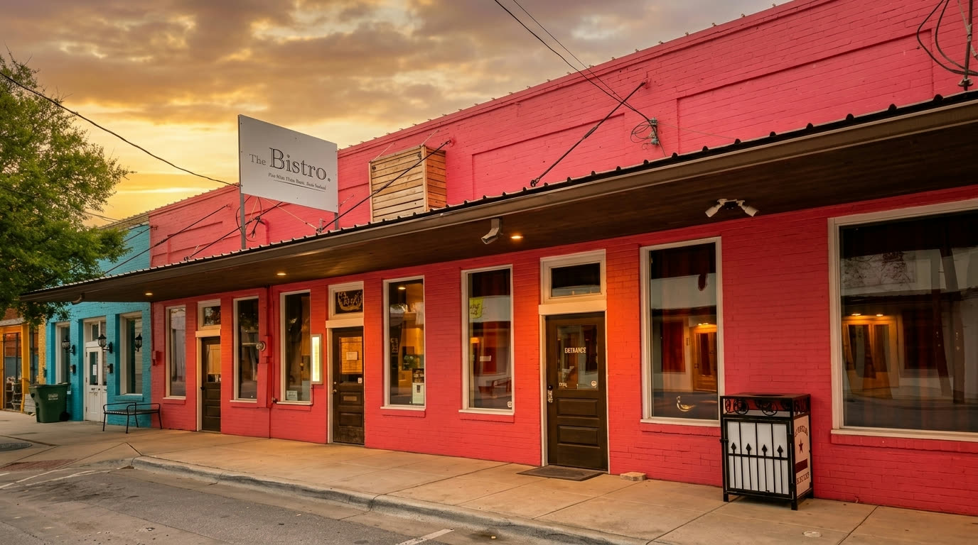 Gonzales Bistro dining in Gonzales, Texas