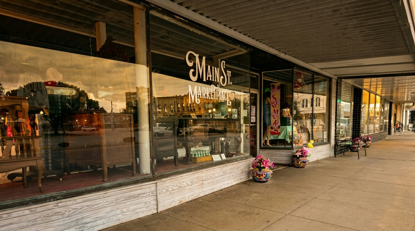 Main Street Market Place in Gonzales, Texas